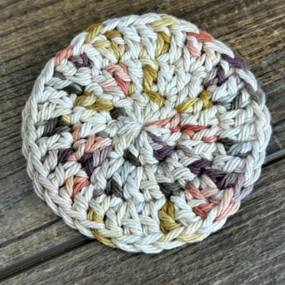 Handcrafted Crochet Face Round‎ Makeup Remover Scrubbies Set Cotton Yarn
